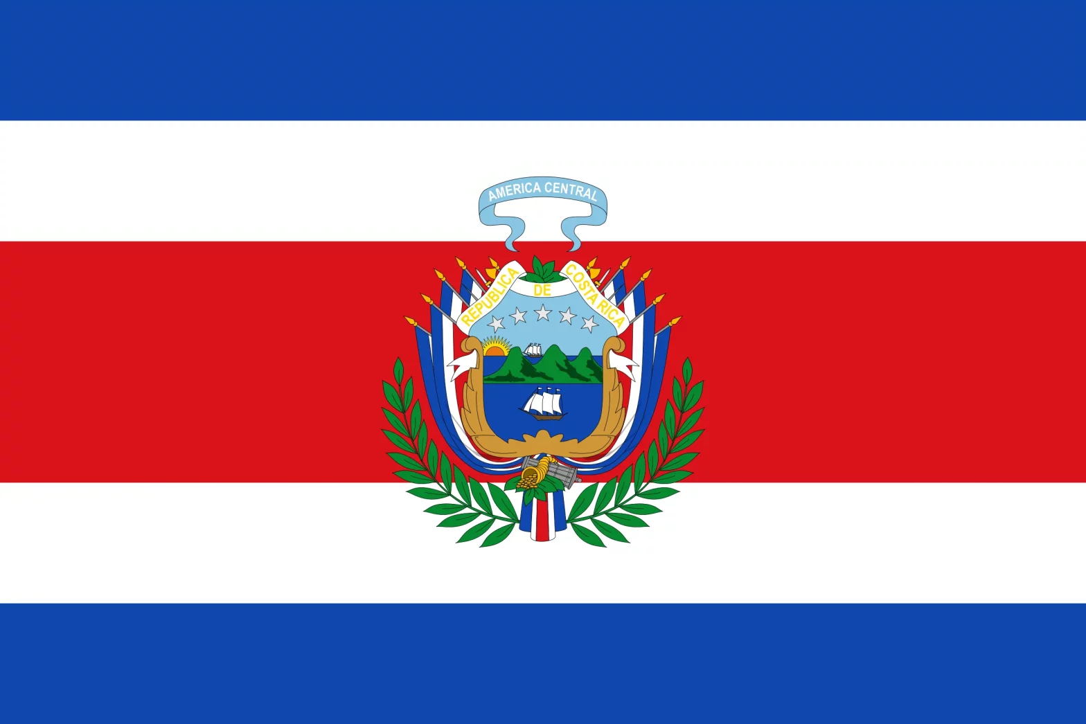 Costa Rica Flag